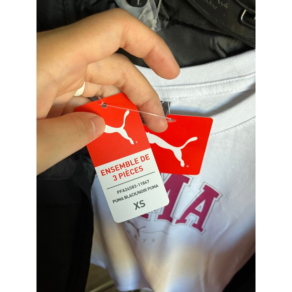 Puma Matching Sets Athletic Wear Puma 3 pc Pink Size XS - Picture 8 of 12